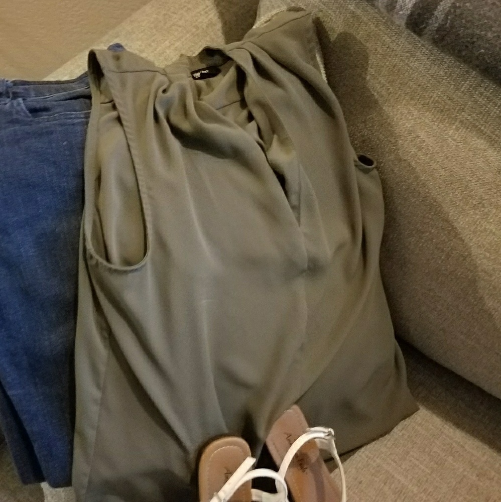 Olive Green Mosssimo Blouse